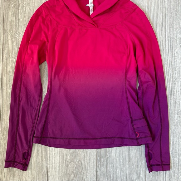 Lululemon Run Trail Ombré Pink Purple Long Sleeve - Picture 3 of 4